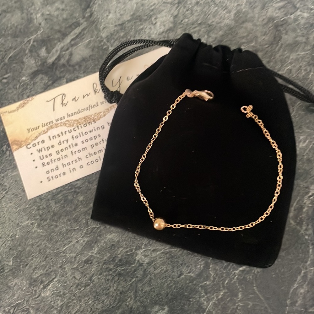14k Gold Filled Bracelet with Ball